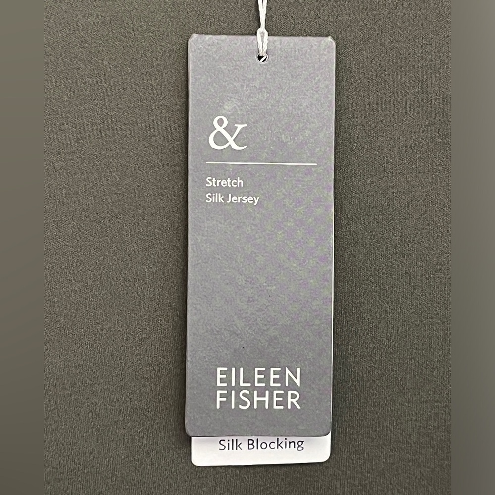 NWT Eileen Fisher Stretch Silk Jersey Tunic - Picture 5 of 7